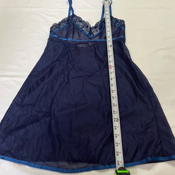 Vintage Victoria’s Secret Y2k Victorian Lace Sheer Dainty Slip On Dress Size S - Picture 6 of 6